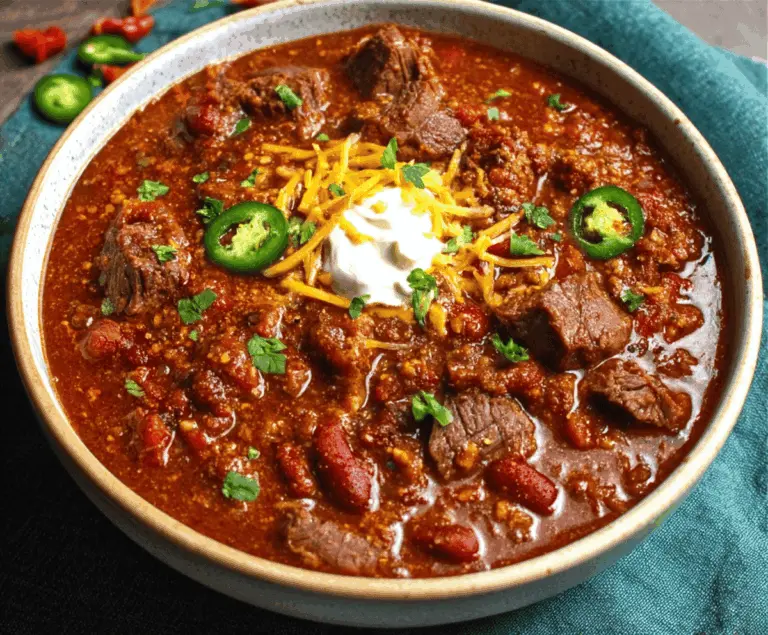 Award Winning Short Rib and Chorizo Chili