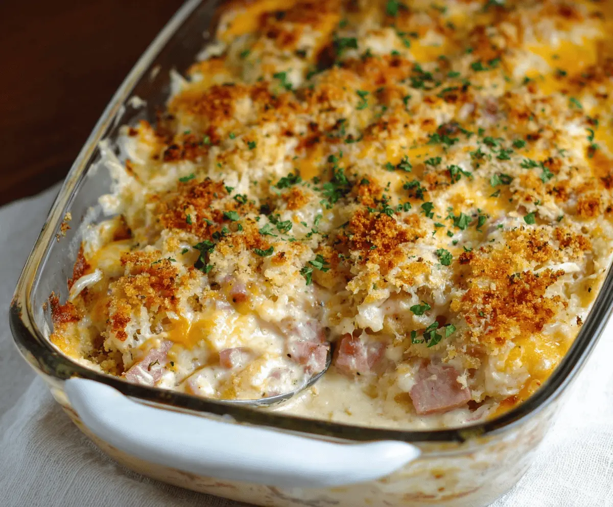 Chicken Cordon Bleu Casserole