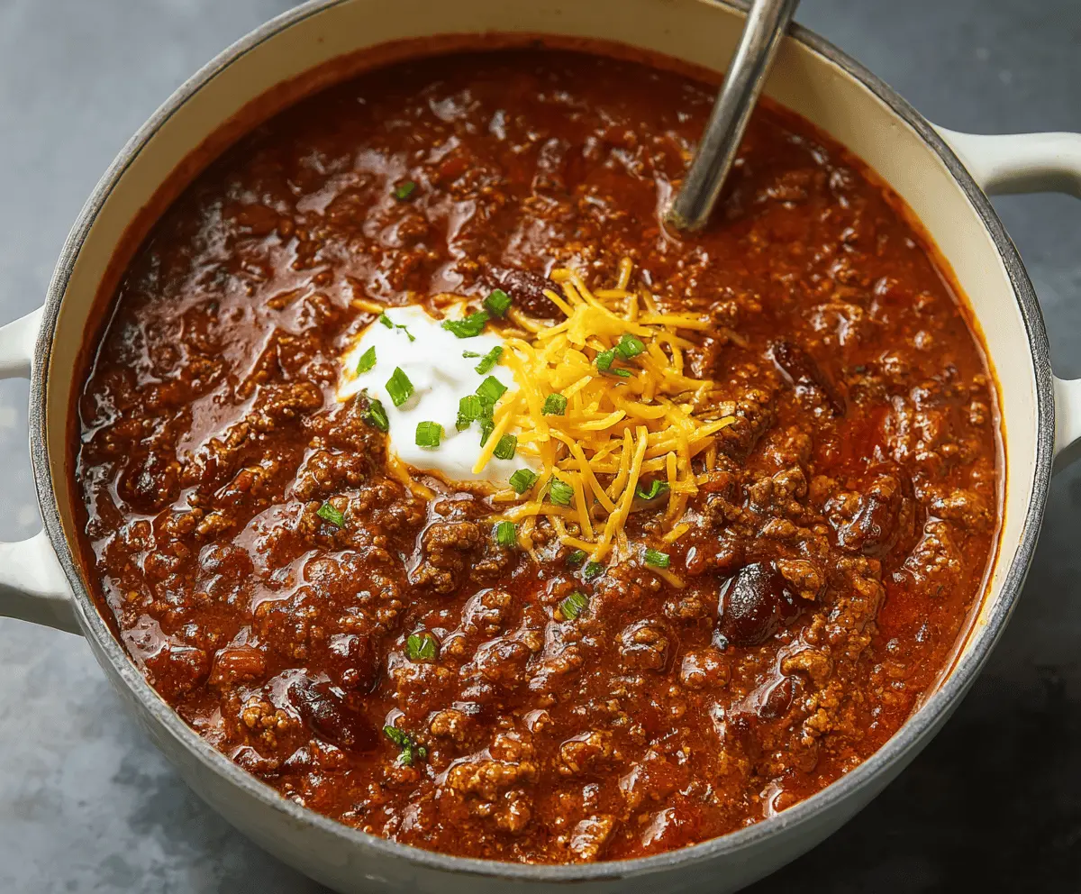 Classic Beef Chili Recipe