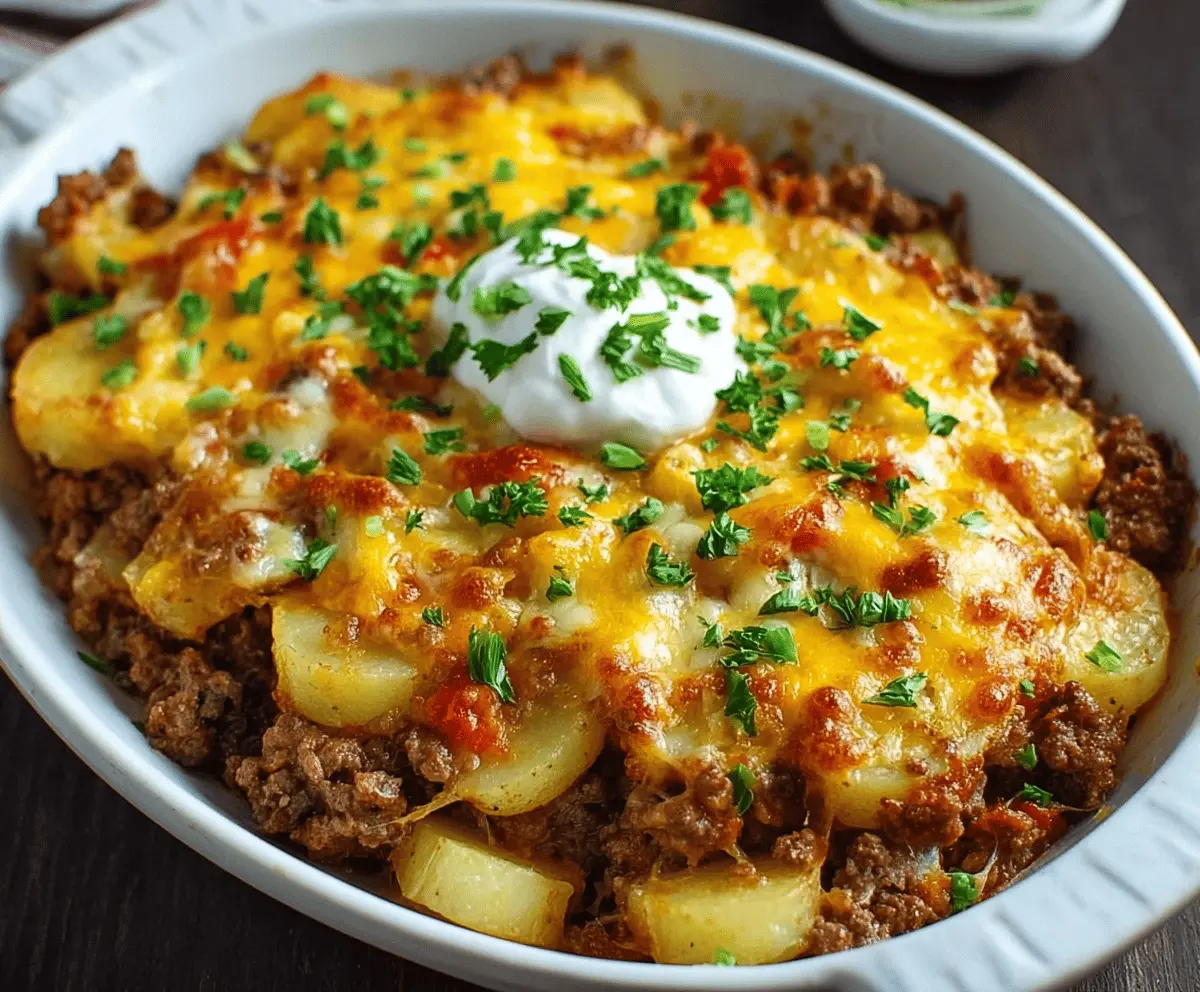 Easy Hobo Casserole with Ground Beef – Simple and Delicious Recipe