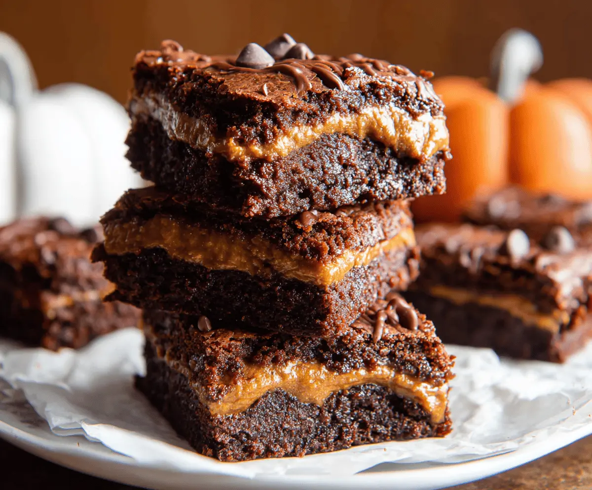 Pumpkin Brownies