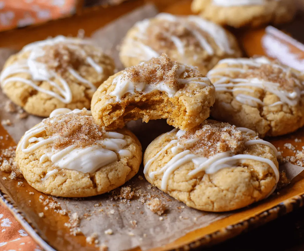 Pumpkin Cheesecake Cookies