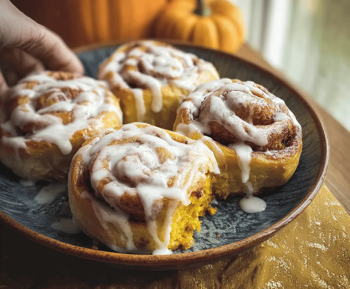 Pumpkin Cinnamon Rolls
