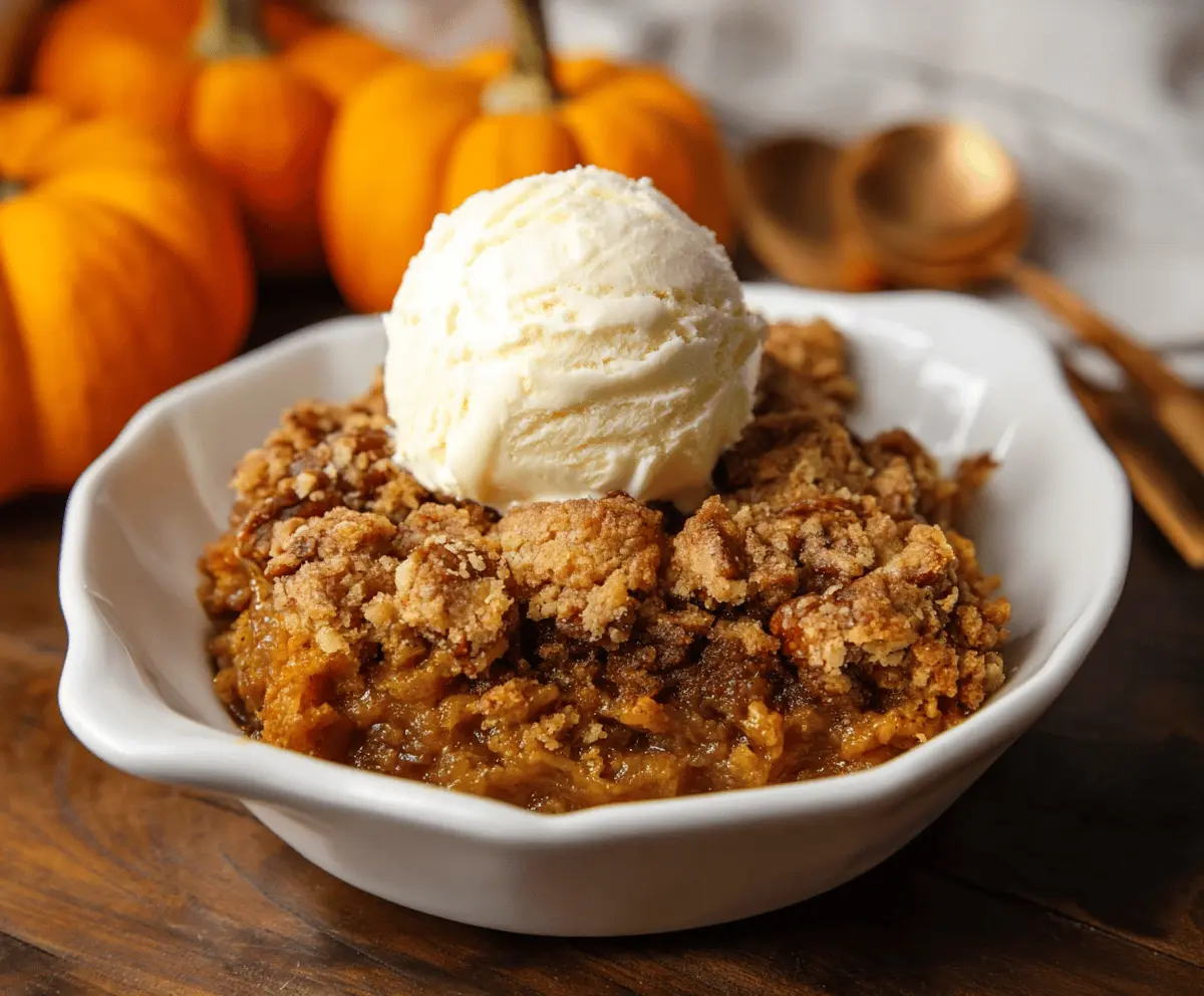 Pumpkin Cobbler