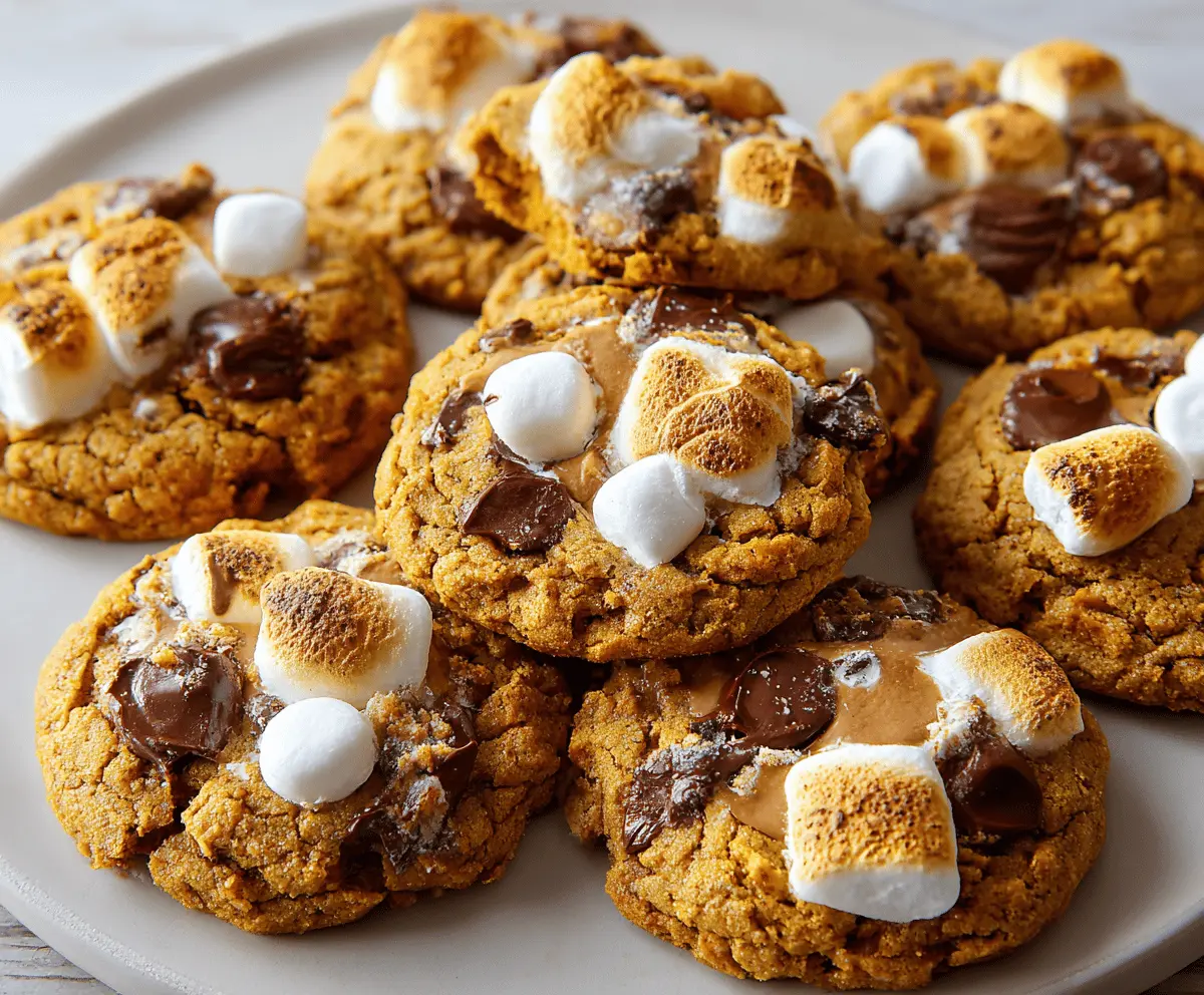 Irresistible Pumpkin S’mores Cookies Recipe