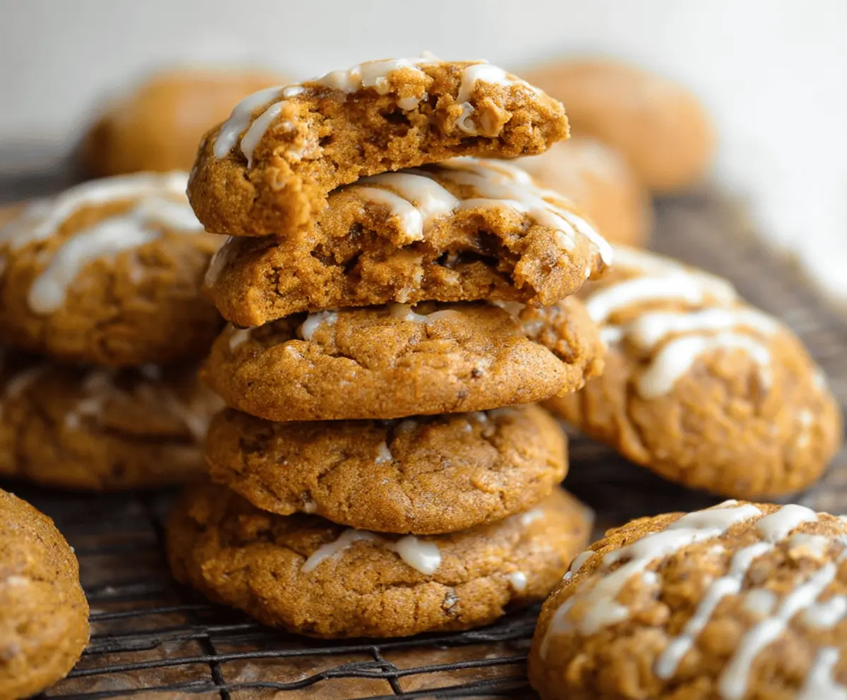 Soft Pumpkin Pie Cookies