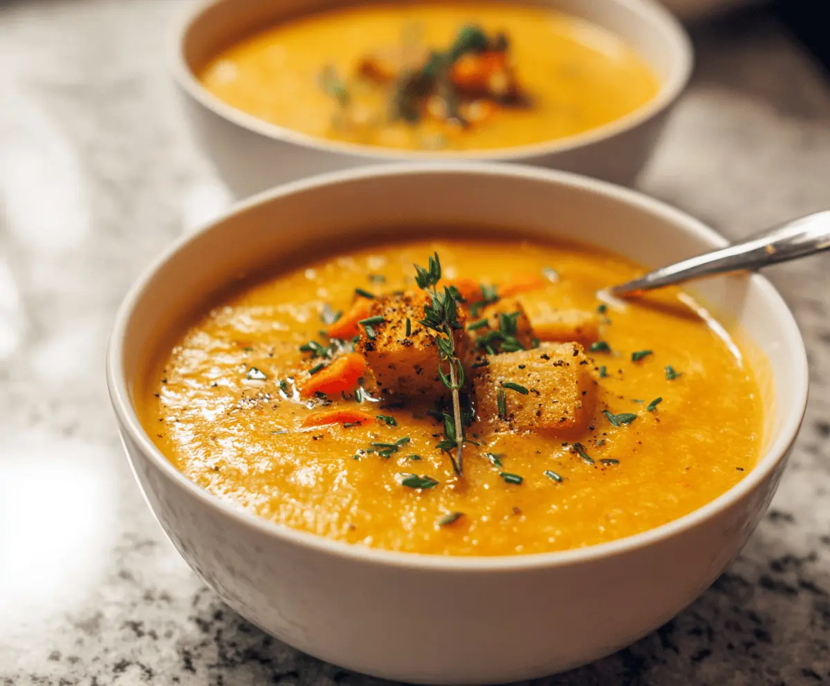 Tasty Roasted Winter Vegetable Soup Recipe – Easy & Cozy Meal