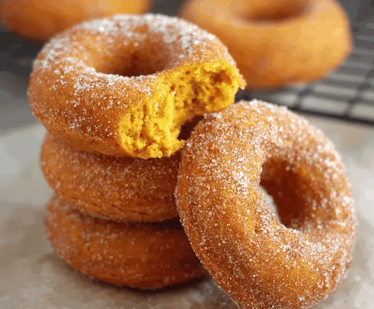 Baked Pumpkin Cake Donuts
