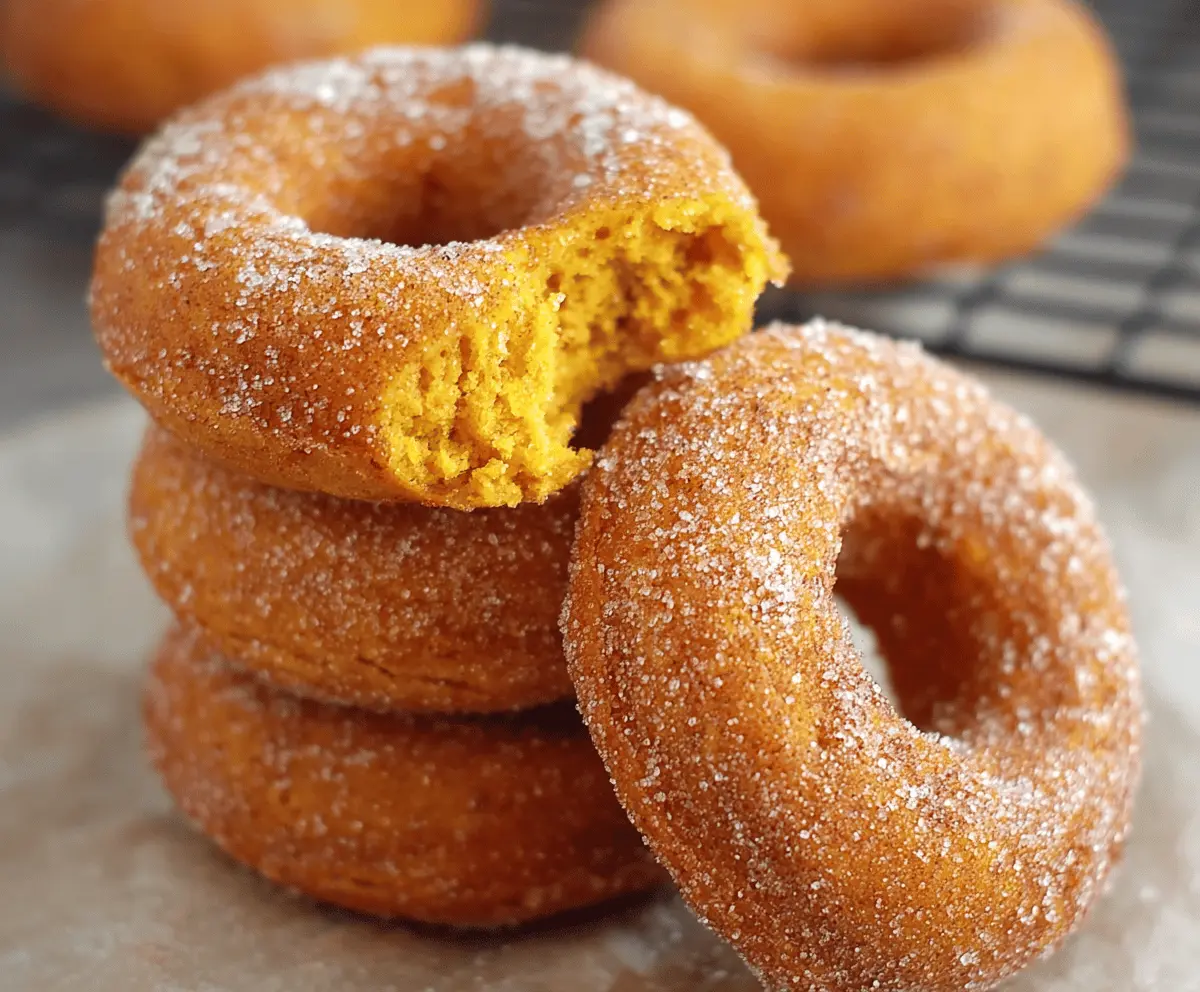 Delicious Baked Pumpkin Cake Donuts Recipe