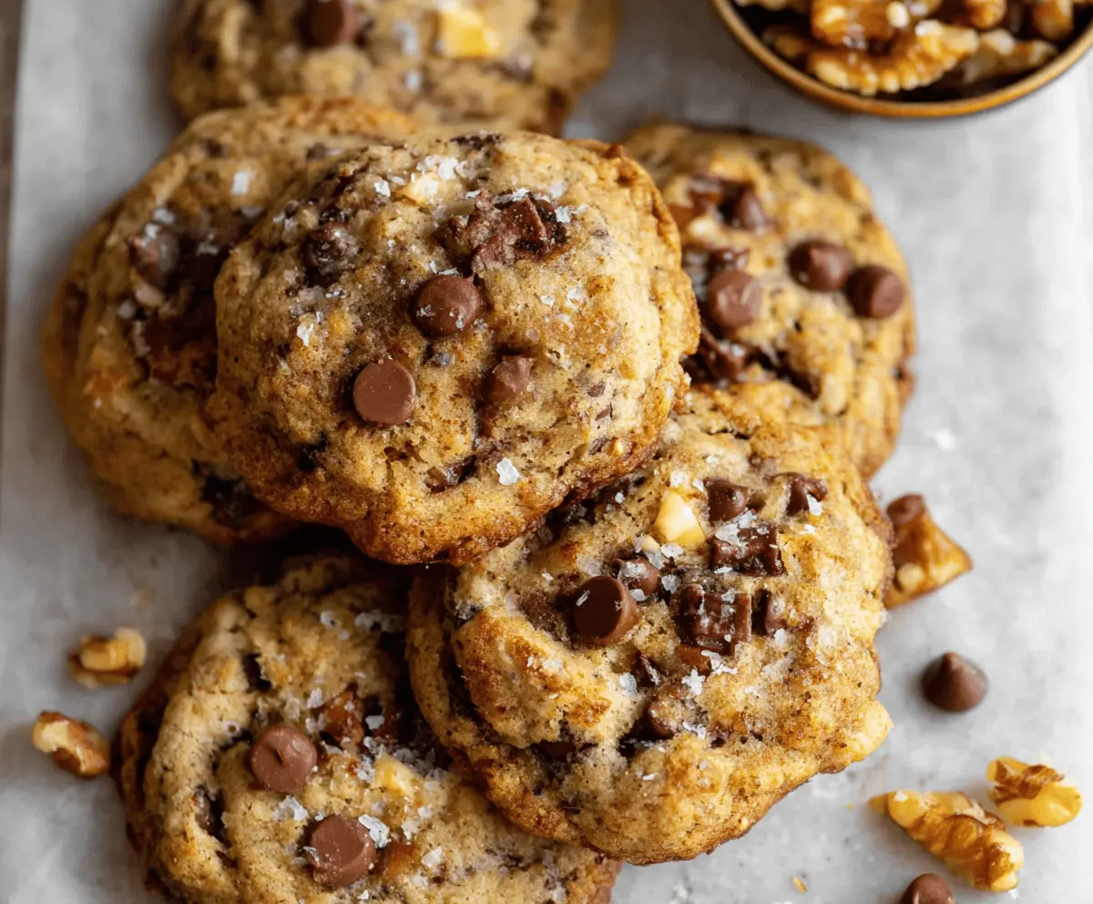 Delicious homemade banana bread cookies with a golden-brown crust and soft, moist interior, perfect for a tasty snack or dessert.