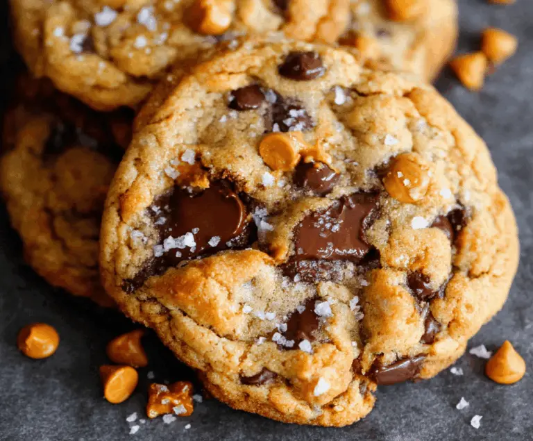 Best Ever Butterscotch Chocolate Chip Cookies (with Sea Salt)