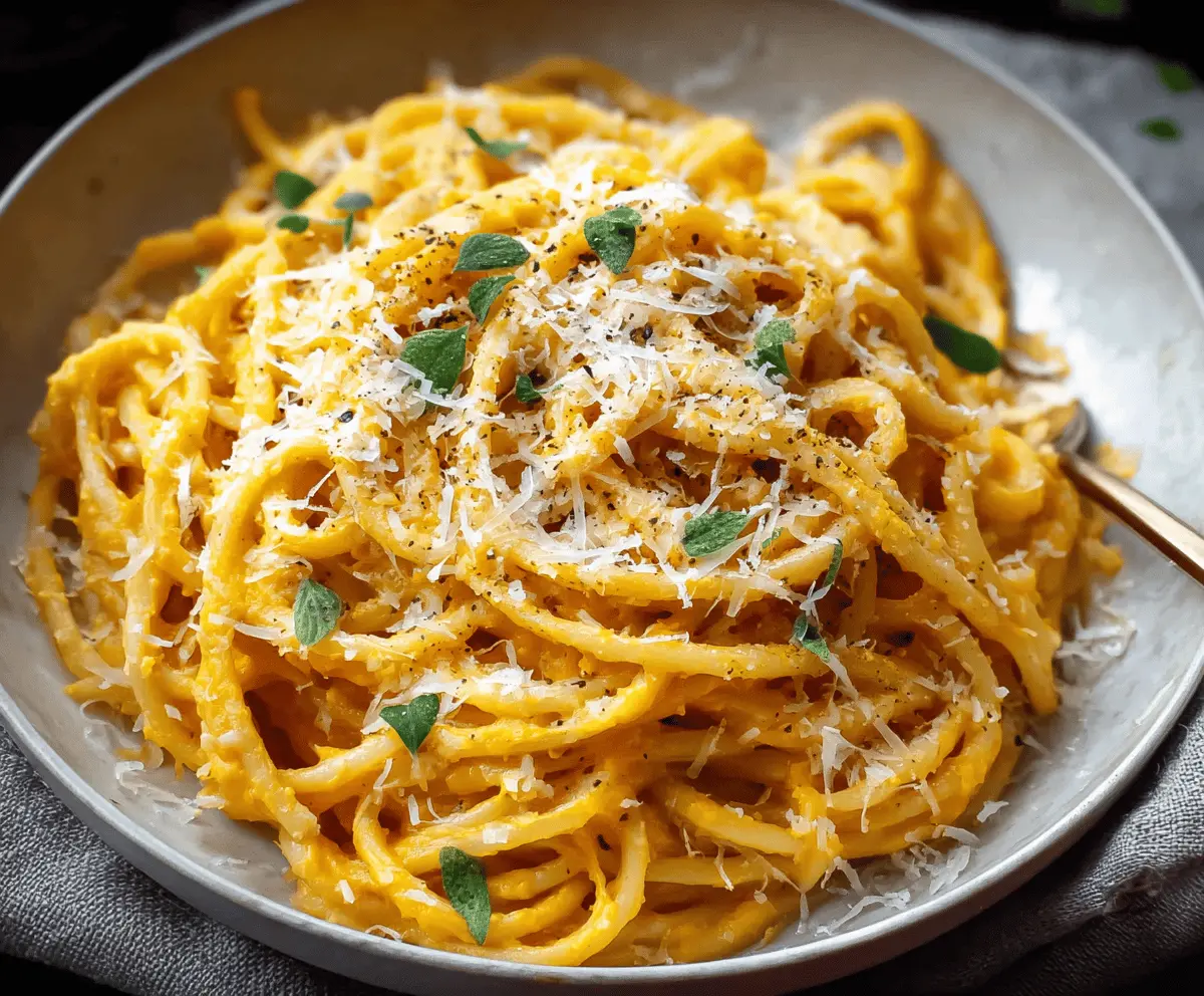 Easy Butternut Squash Pasta Sauce Recipe for Creamy Dinner