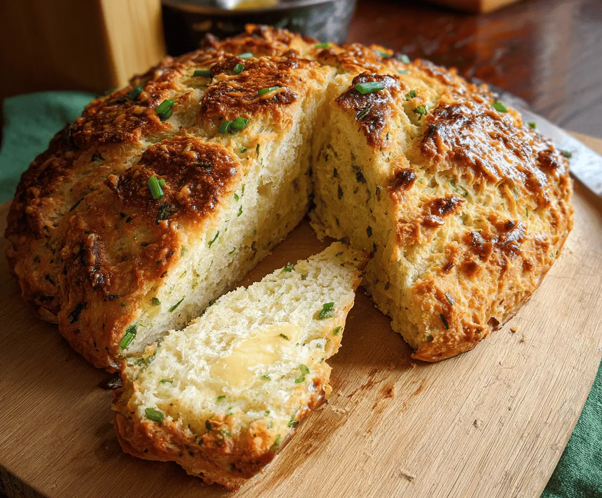 Easy Cheddar Herb Soda Bread Recipe – Quick & Delicious!