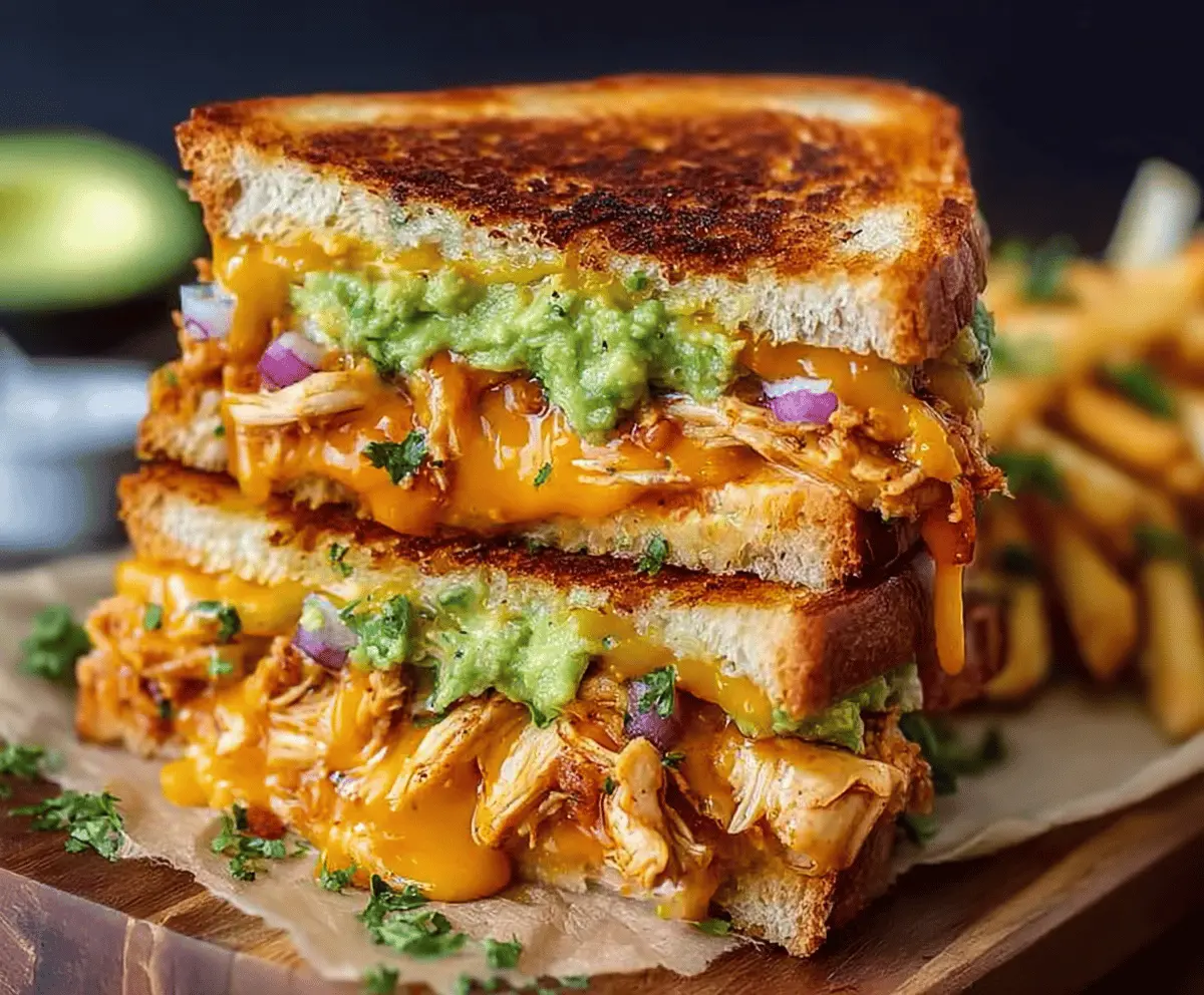 Cheesy Chicken Avocado Melt Recipe