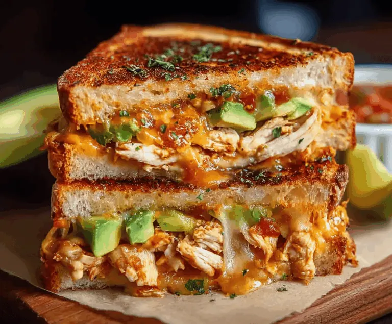 Cheesy Chicken Avocado Melt You Have To Try!