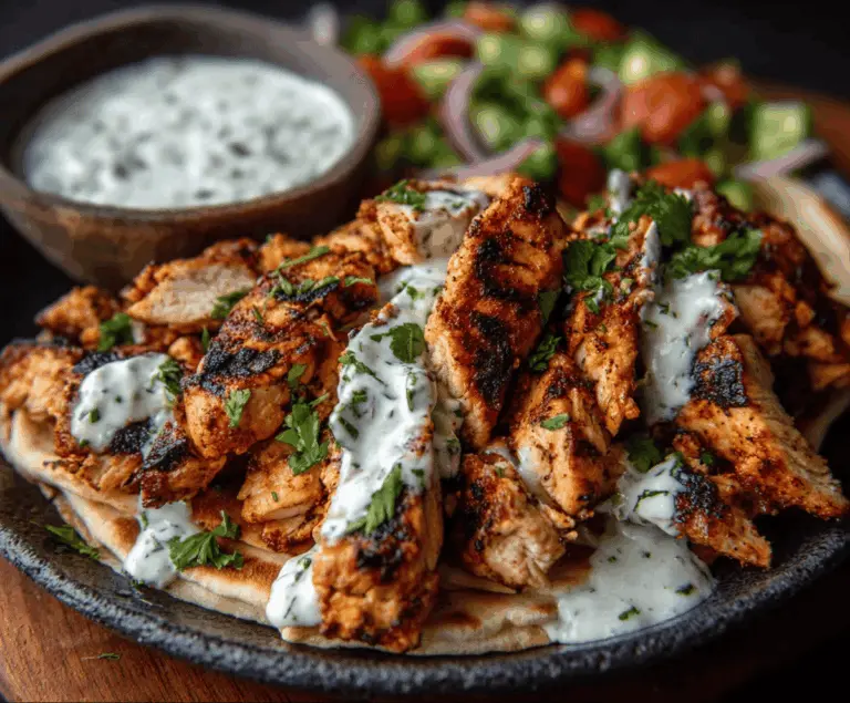 Chicken Shawarma with Garlic Sauce Recipe