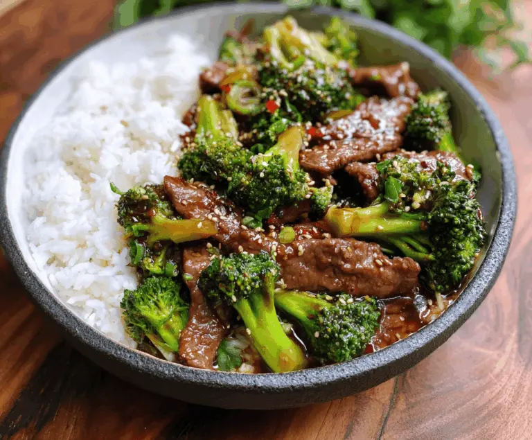 Chinese Beef and Broccoli