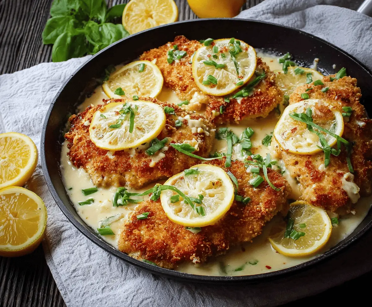 Easy Comforting Lemon Chicken Romano Recipe for Family Dinner