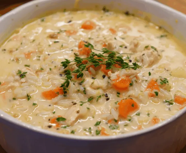 Creamy Chicken and Rice Soup