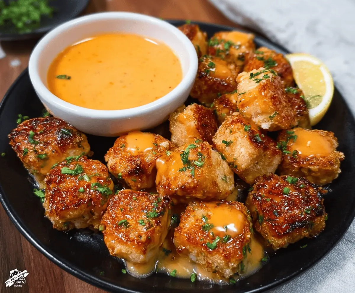 Crispy Bang Bang Salmon Bites Recipe