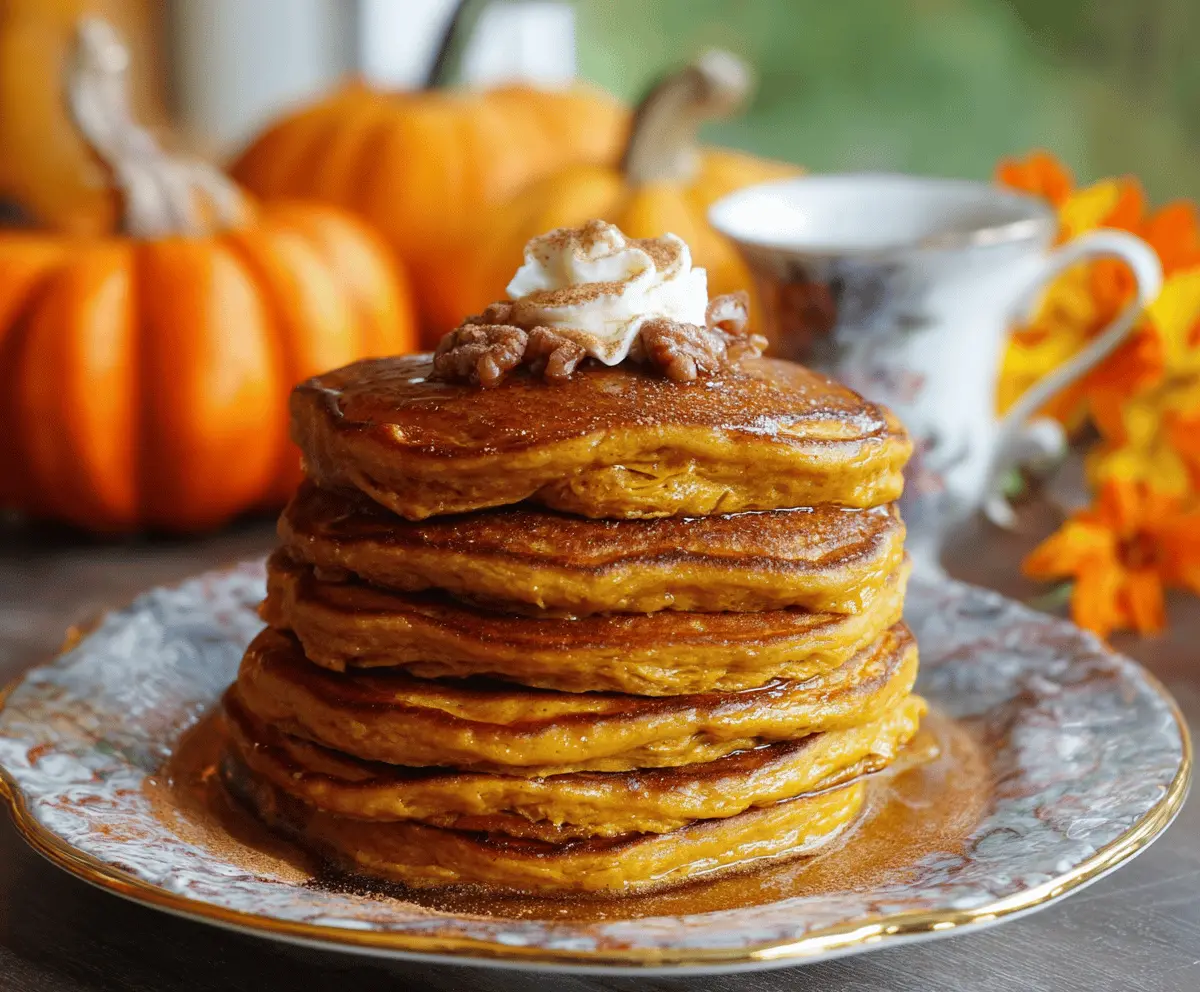 Gilmore Girls Inspired Pumpkin Pancakes Recipe