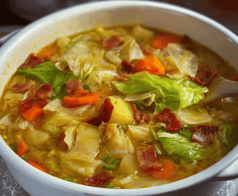 Irish Bacon, Cabbage, and Potato Soup
