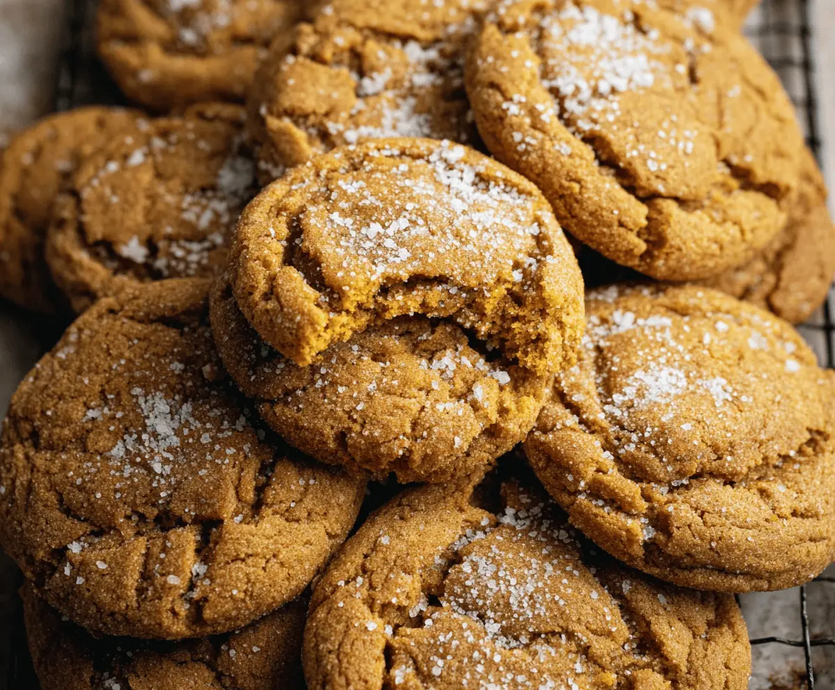 Delicious homemade maple pumpkin cookies with a soft, chewy texture, topped with a drizzle of maple glaze and sprinkled with cinnamon for a perfect fall treat.