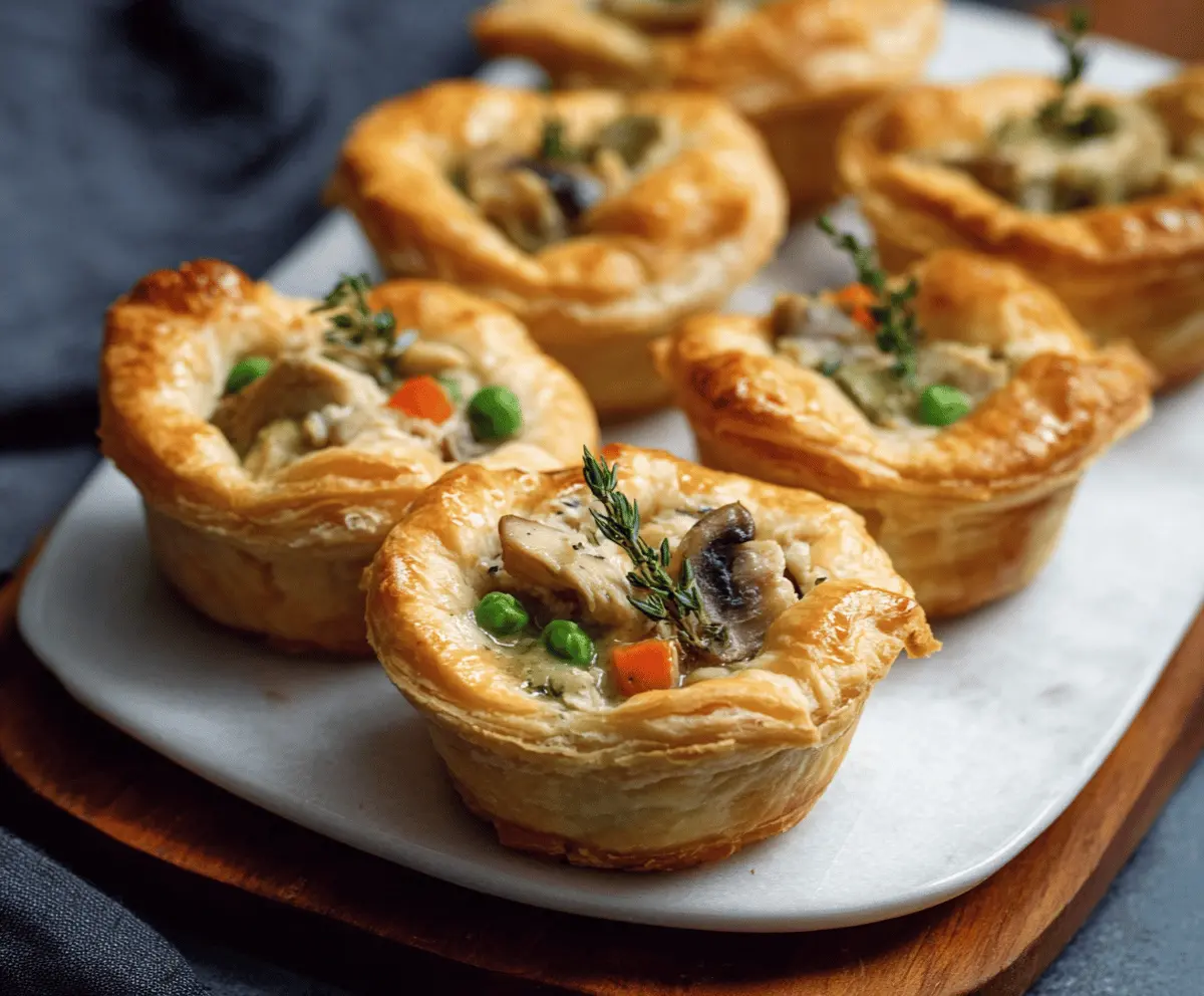 Easy Mini Chicken Pot Pies Recipe: Quick & Delicious Comfort Food