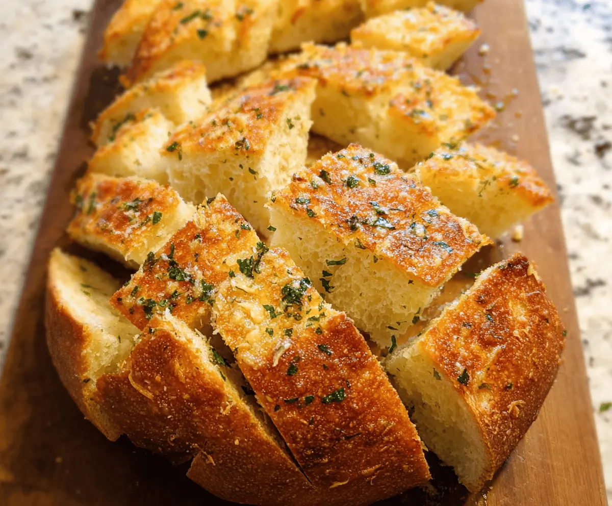 Easy Parmesan Garlic Artisan Bread Recipe – Fresh & Delicious!