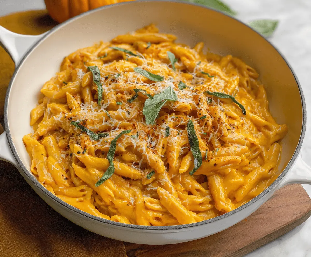 Easy Homemade Pumpkin Pasta Sauce Recipe