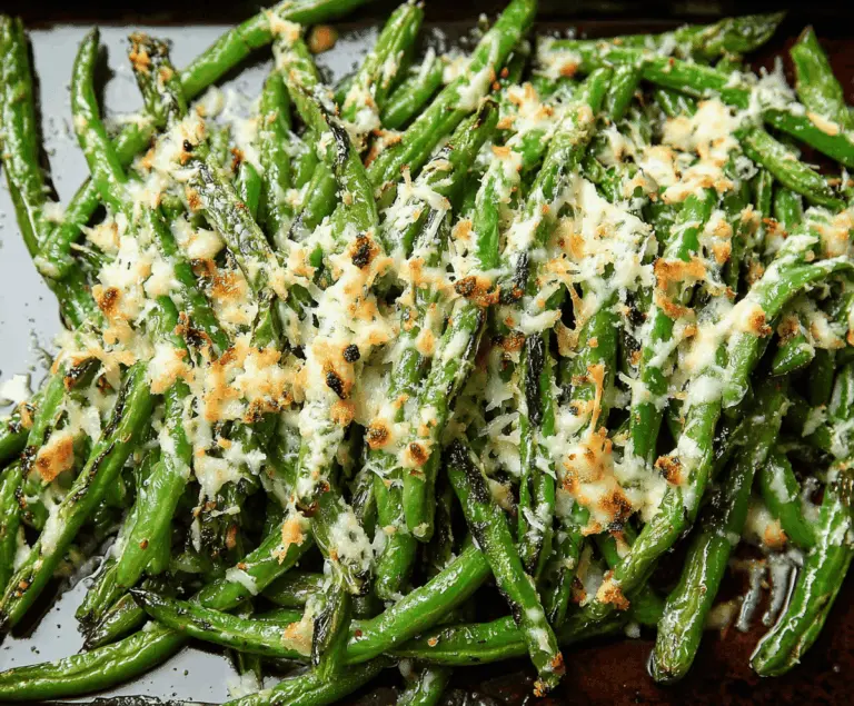 Roasted Parmesan Green Beans