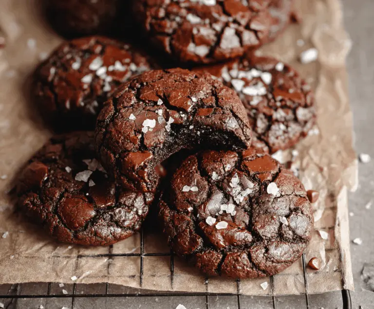 Salted Brownie Cookies