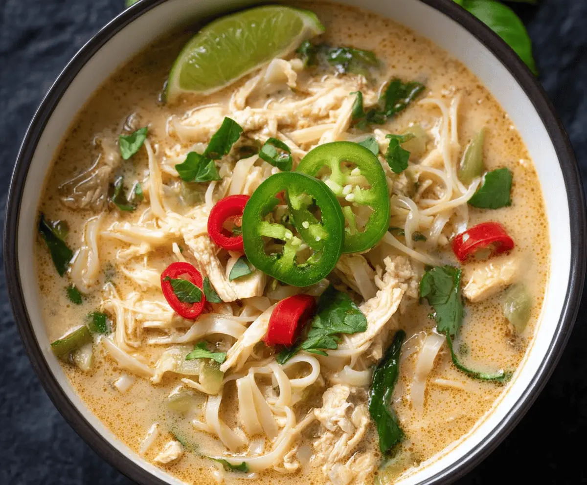 Easy Thai Chicken Soup Recipe: Quick & Flavorful Meal
