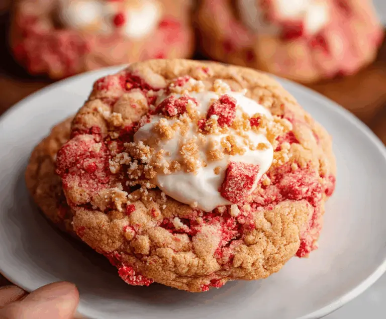 Strawberry Crunch Cookies