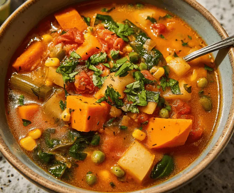 Sweet Potato Vegetable Soup