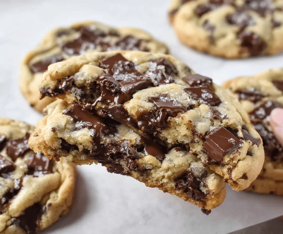 Ultra Thick Bakery-Style Chocolate Chip Cookies