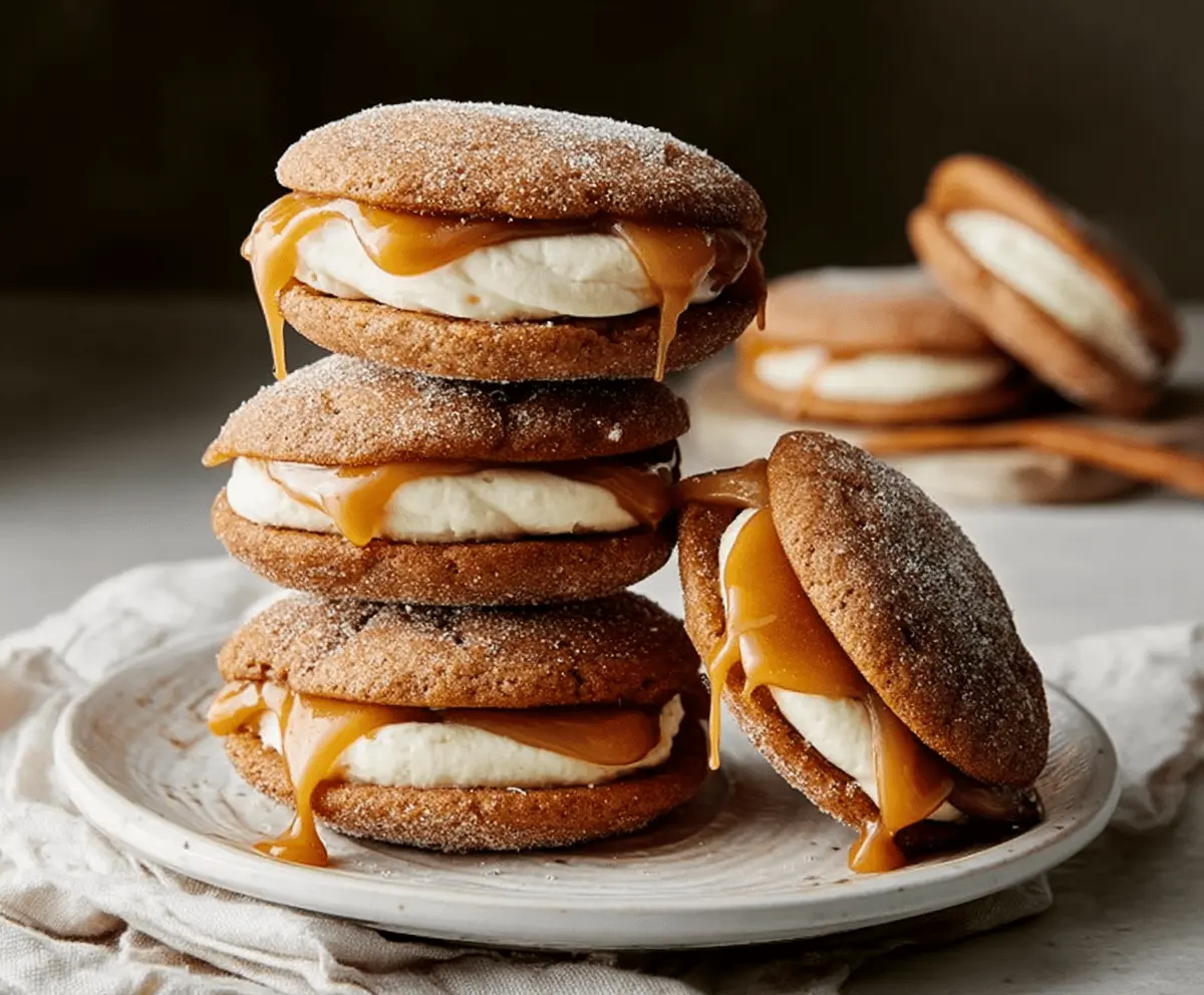 Delicious Apple Cider Whoopie Pie Cookies
