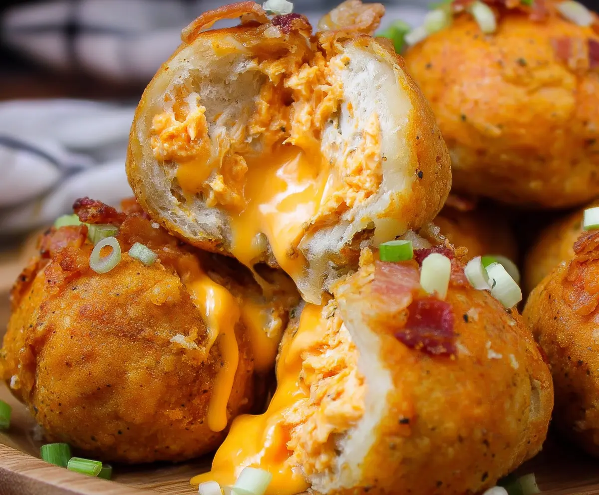 Easy Buffalo Chicken Bacon Bombs