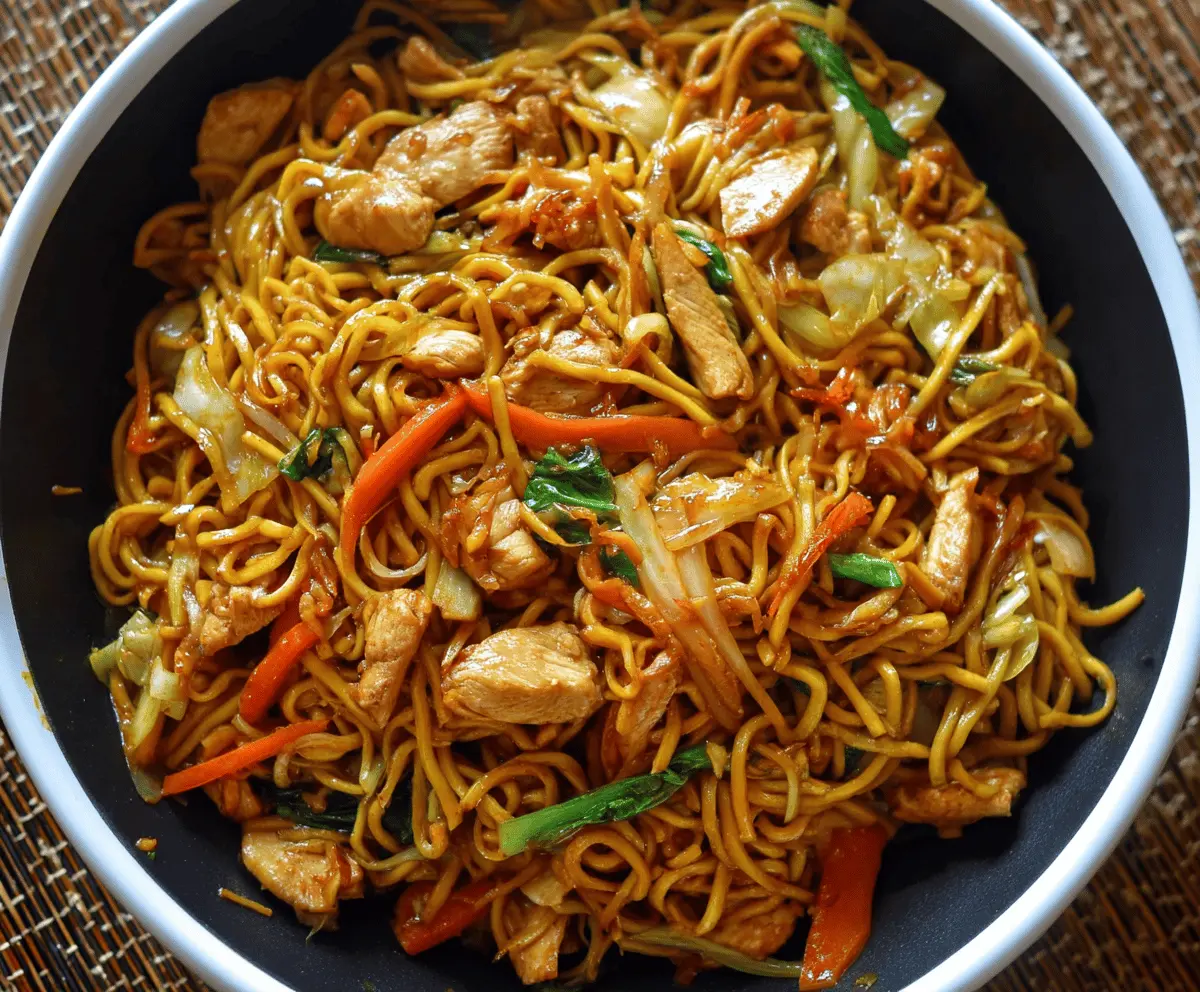 Easy Chicken Chow Mein Recipe