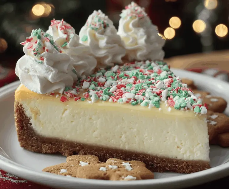 Christmas Sugar Cookie cheesecake