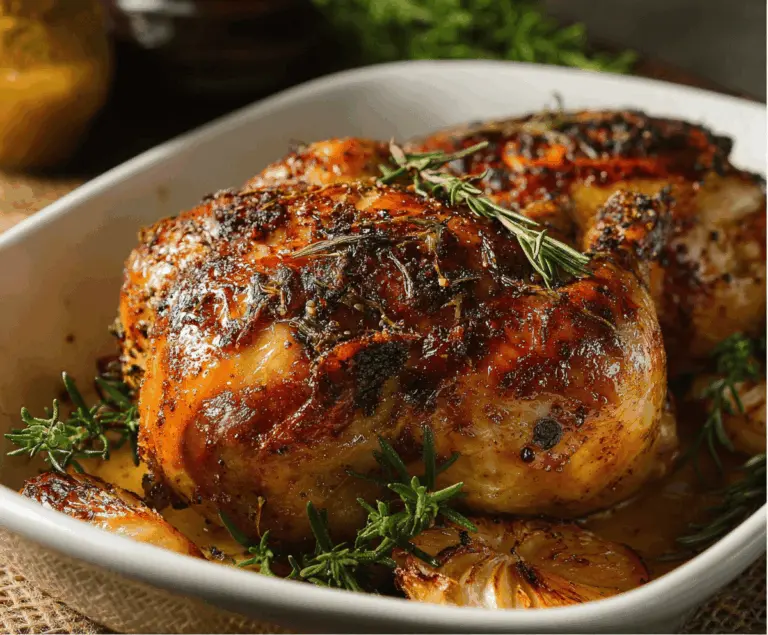 Cider Maple Oven Roasted Cornish Hen recipe