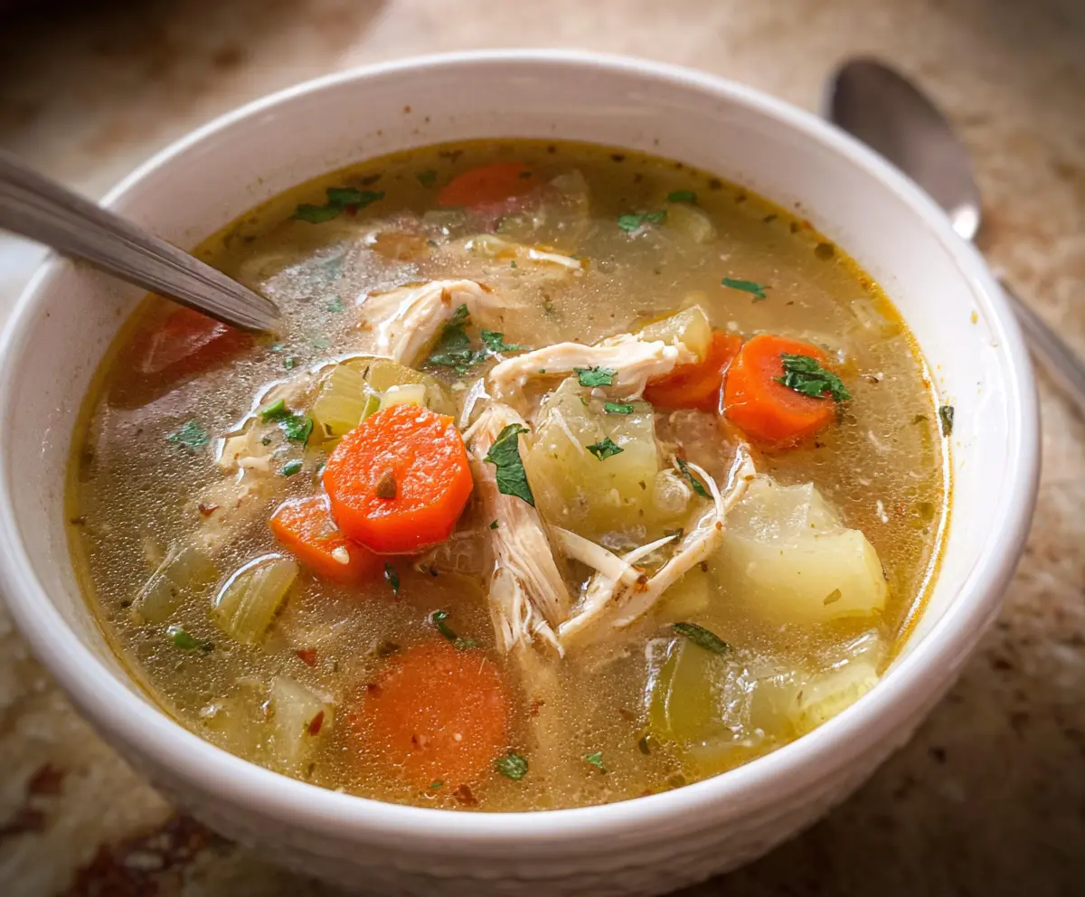 Easy Comfort Chicken Soup Recipe
