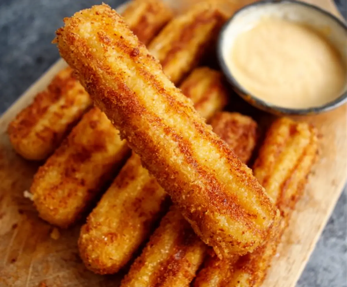 Crispy Hungarian Potato Cheese Sticks