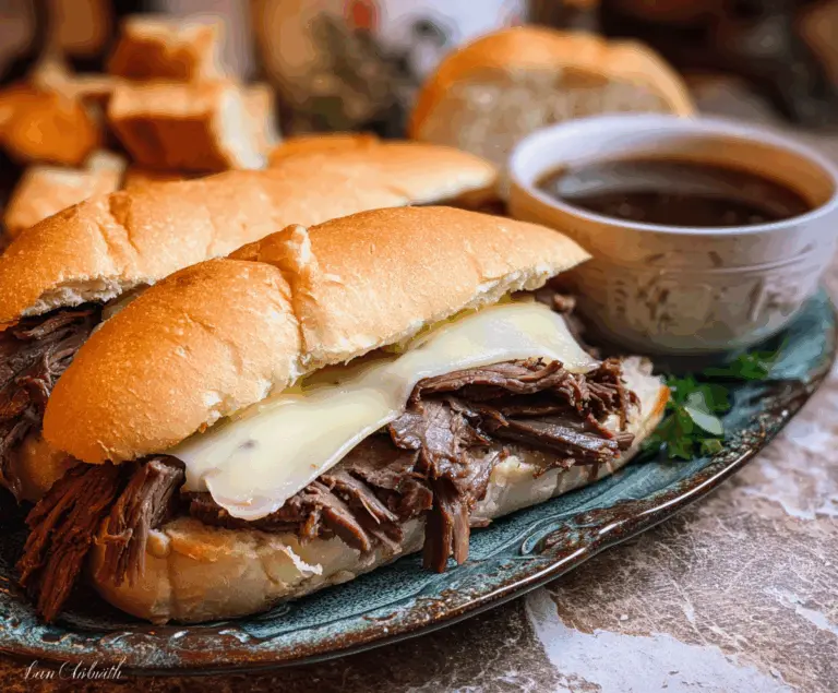 Crock Pot French Dip Sandwiches