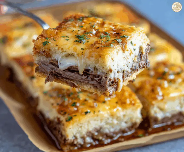 Delicious French Dip Squares Recipe