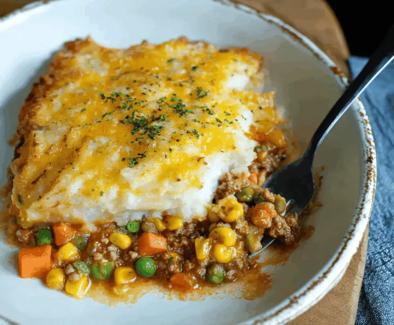 Easy Ground Turkey Shepherd’s Pie