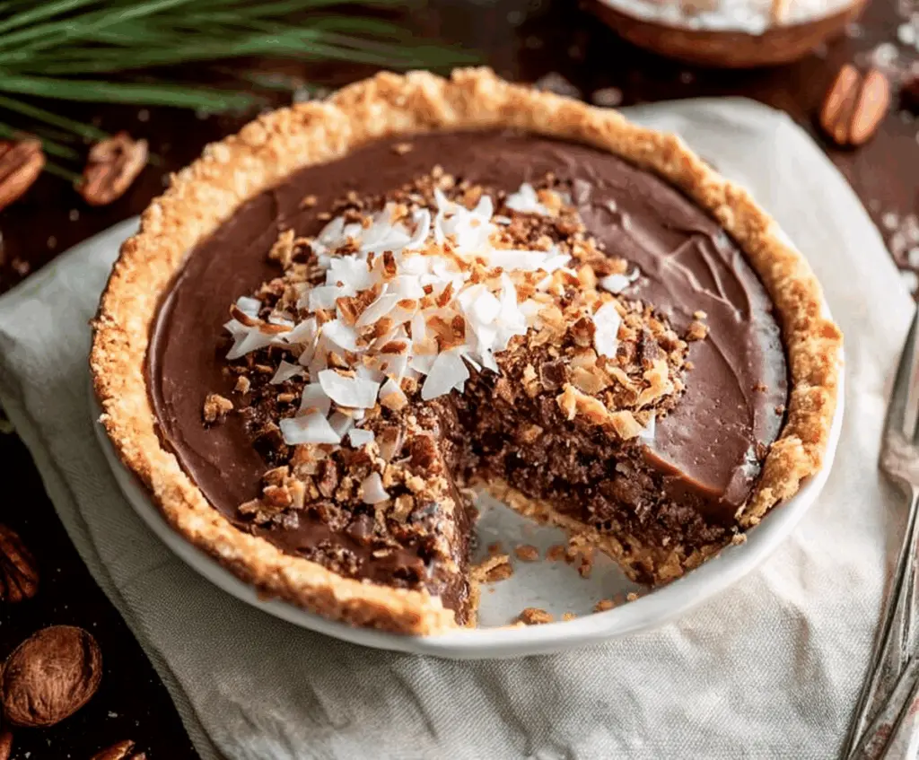 Effortless No-Bake German Chocolate Pie for a Magical Christmas