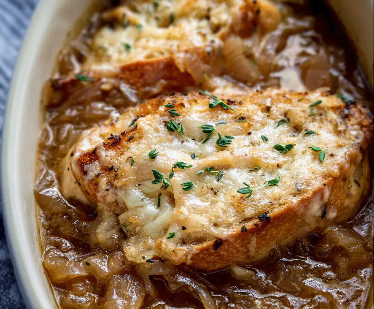 Easy French Onion Chicken Soup Recipe