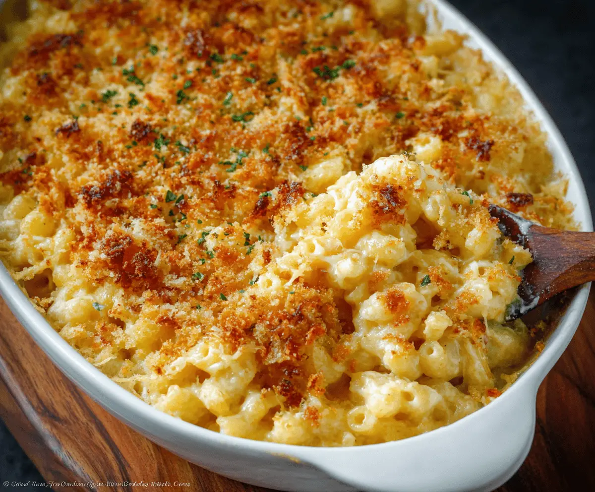 Gourmet Baked Mac and Cheese with Crunch