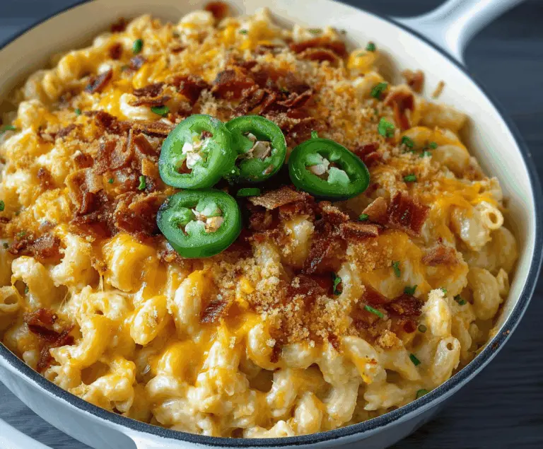 Jalapeño Popper Macaroni and Cheese